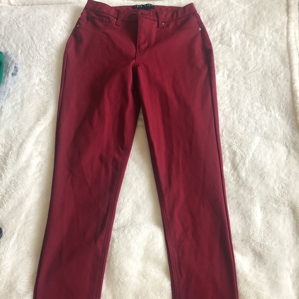 RED SAVAGE ART PANTS